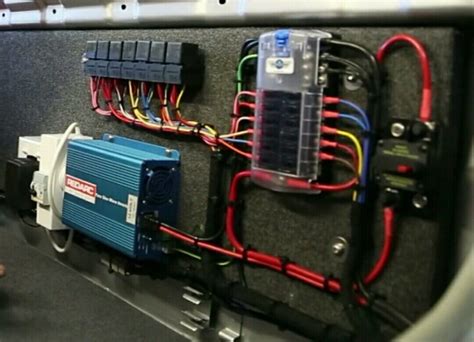 caravan distribution box|power distribution panel for camper van.